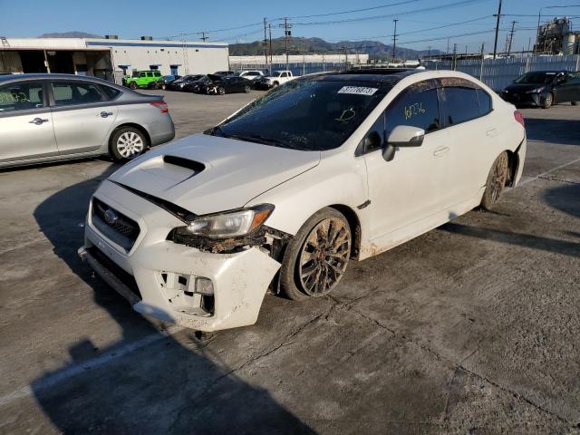 JF1VA2S68F9801365 - 2015 SUBARU WRX STI LIMITED WHITE photo 1