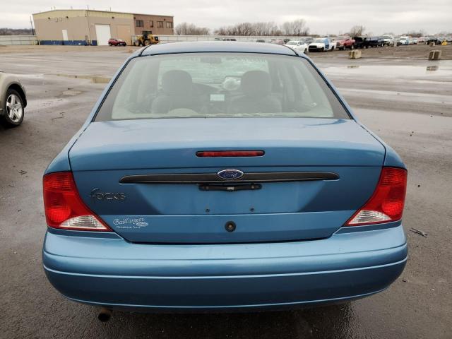 1FAFP33P91W117869 - 2001 FORD FOCUS LX BLUE photo 6