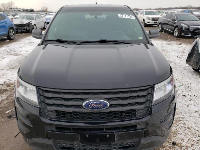 1FM5K8AR9KGA30955 - 2019 FORD EXPLORER POLICE INTERCEPTOR BLACK photo 5