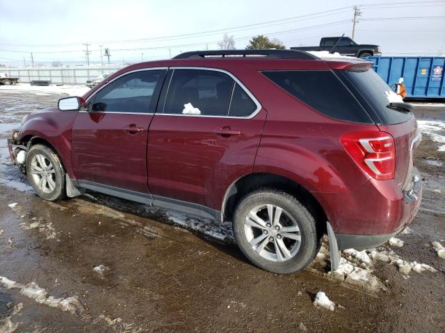 2GNFLFEK3G6351234 - 2016 CHEVROLET EQUINOX LT BURGUNDY photo 2