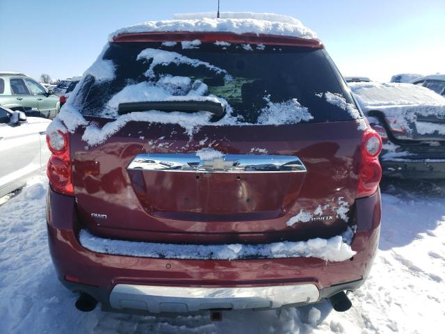 2CNFLNEY2A6202307 - 2010 CHEVROLET EQUINOX LT BURGUNDY photo 6