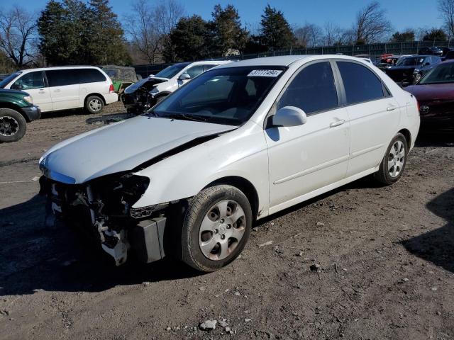 KNAFE221895630309 - 2009 KIA SPECTRA EX WHITE photo 1