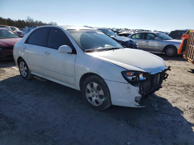 KNAFE221895630309 - 2009 KIA SPECTRA EX WHITE photo 4