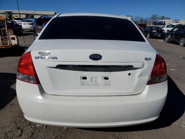 KNAFE221895630309 - 2009 KIA SPECTRA EX WHITE photo 6