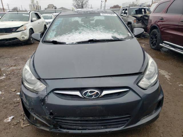 KMHCT4AE5CU235301 - 2012 HYUNDAI ACCENT GLS GRAY photo 5