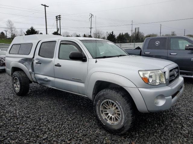 5TEMU52N16Z181002 - 2006 TOYOTA TACOMA DOUBLE CAB LONG BED SILVER photo 4