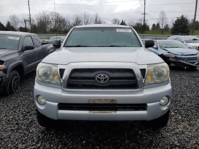 5TEMU52N16Z181002 - 2006 TOYOTA TACOMA DOUBLE CAB LONG BED SILVER photo 5