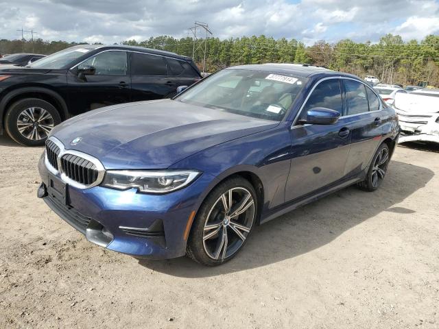 3MW5R1J02L8B19711 - 2020 BMW 330I BLUE photo 1