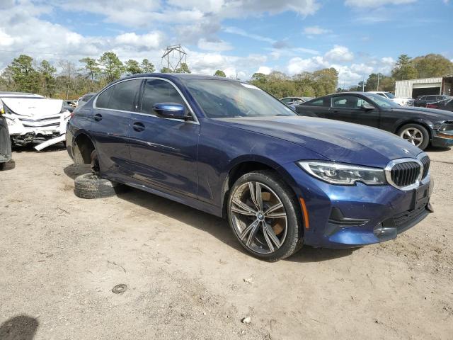 3MW5R1J02L8B19711 - 2020 BMW 330I BLUE photo 4