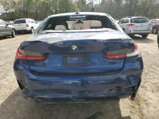 3MW5R1J02L8B19711 - 2020 BMW 330I BLUE photo 6