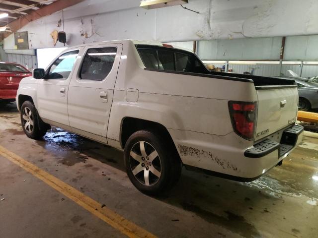 5FPYK1F63EB012836 - 2014 HONDA RIDGELINE RTL-S WHITE photo 2