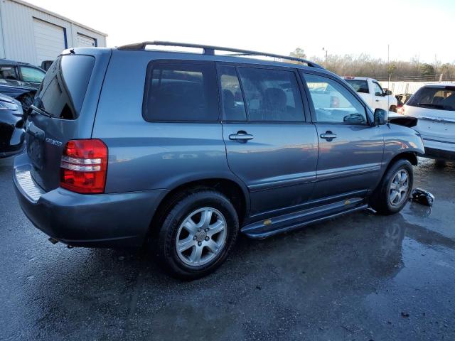 JTEGD21A030069647 - 2003 TOYOTA HIGHLANDER BLUE photo 3