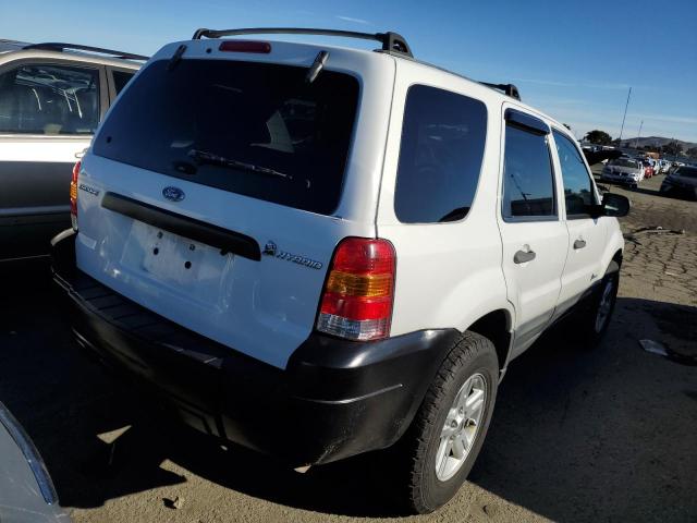 1FMYU96H46KD26529 - 2006 FORD ESCAPE HEV WHITE photo 3