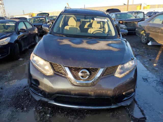 KNMAT2MV2GP652763 - 2016 NISSAN ROGUE S GRAY photo 5