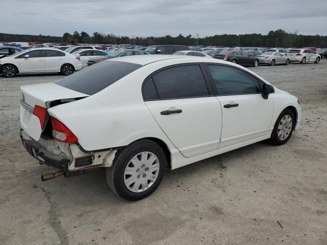 2HGFA1F37AH568792 - 2010 HONDA CIVIC VP WHITE photo 3