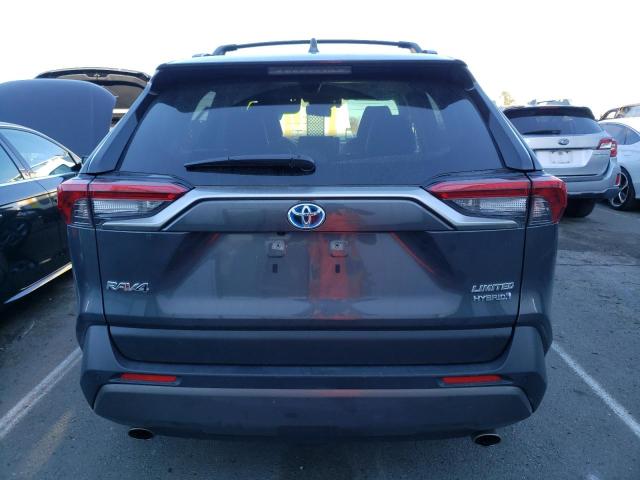 JTMDWRFV8KD519199 - 2019 TOYOTA RAV4 LIMITED GRAY photo 6