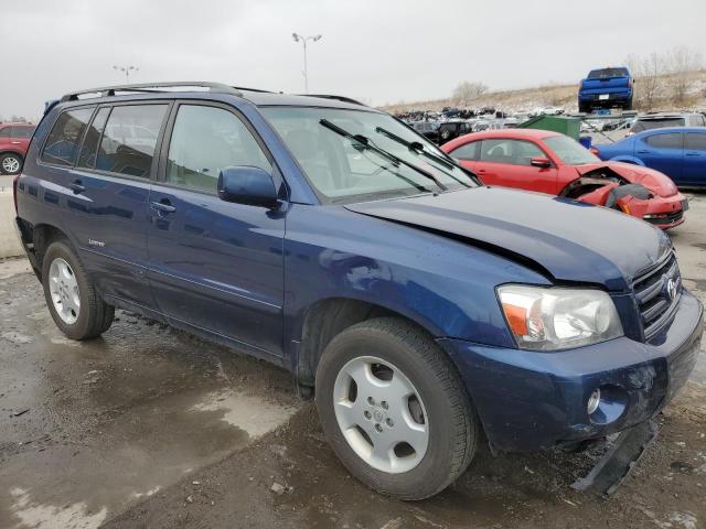 JTEEP21A270214773 - 2007 TOYOTA HIGHLANDER SPORT BLUE photo 4