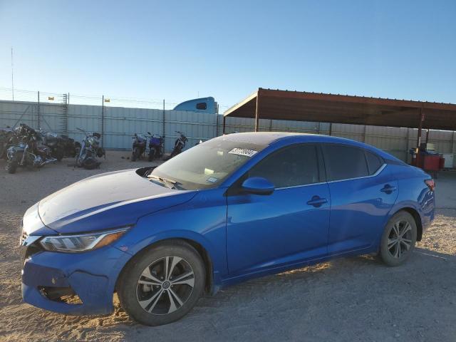 3N1AB8CV1NY220820 - 2022 NISSAN SENTRA SV BLUE photo 1