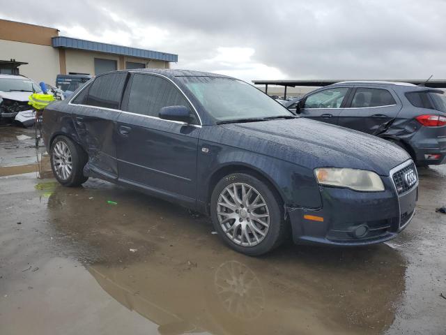 WAUAF78E38A166561 - 2008 AUDI A4 2.0T BLUE photo 4