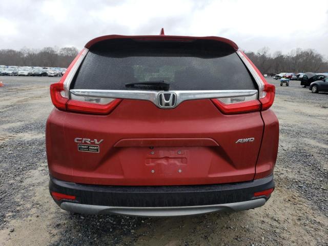 5J6RW2H81JL000997 - 2018 HONDA CRV EXL ORANGE photo 6