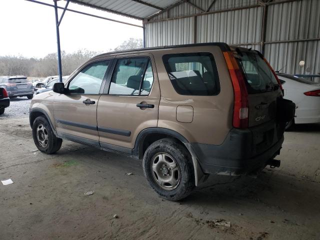 SHSRD68444U204919 - 2004 HONDA CR-V LX TAN photo 2