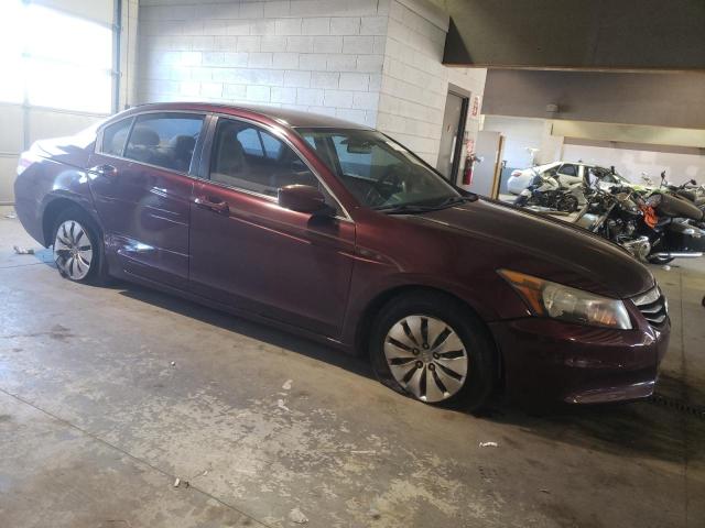 1HGCP2F31CA205235 - 2012 HONDA ACCORD LX BURGUNDY photo 4