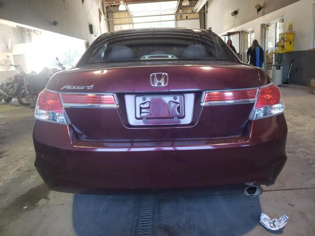 1HGCP2F31CA205235 - 2012 HONDA ACCORD LX BURGUNDY photo 6