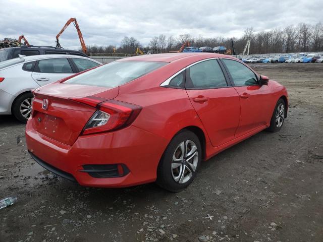 2HGFC2F58HH519662 - 2017 HONDA CIVIC LX RED photo 3