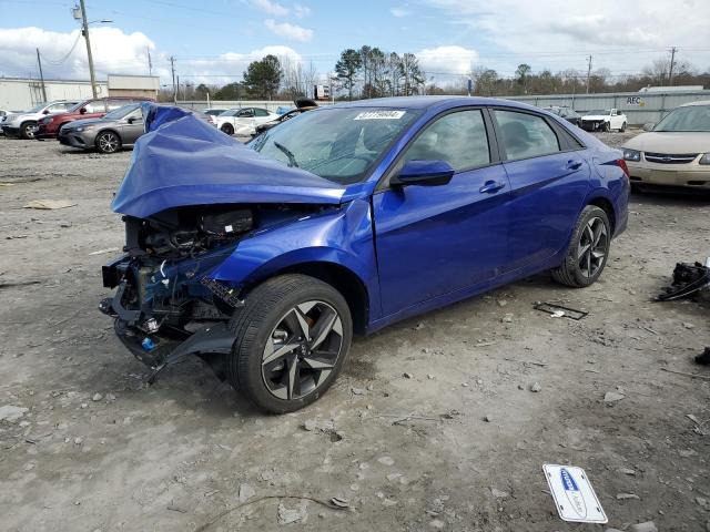 KMHLS4AG8PU551866 - 2023 HYUNDAI ELANTRA SEL BLUE photo 1