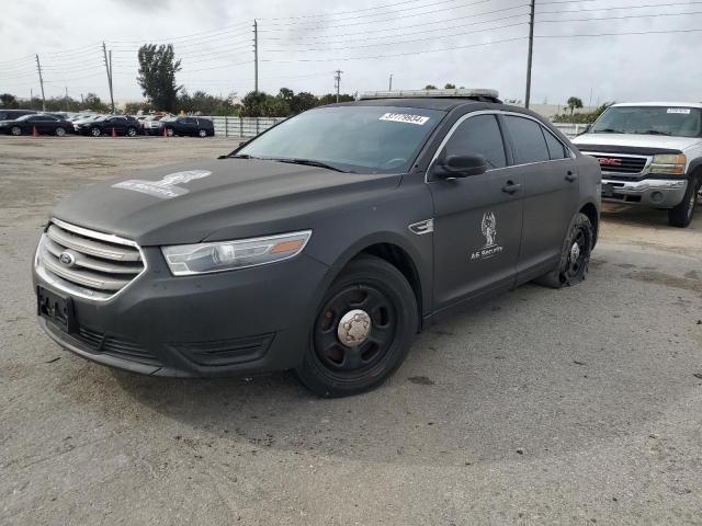 1FAHP2M88DG116897 - 2013 FORD TAURUS POLICE INTERCEPTOR BLACK photo 1