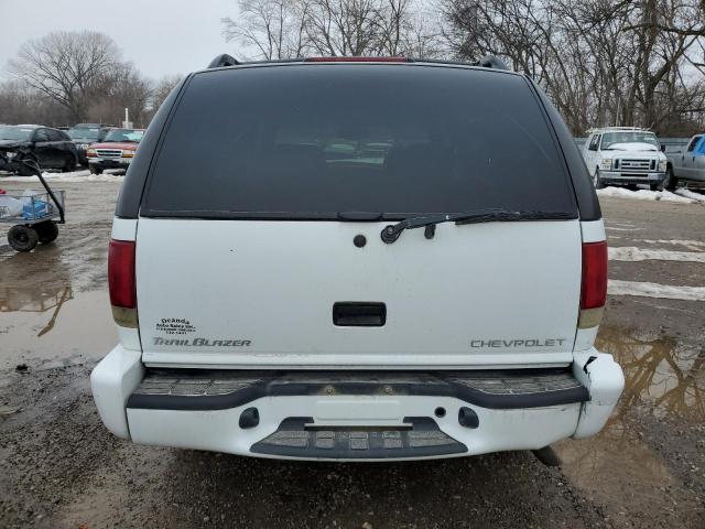 1GNDT13W712201888 - 2001 CHEVROLET BLAZER WHITE photo 6