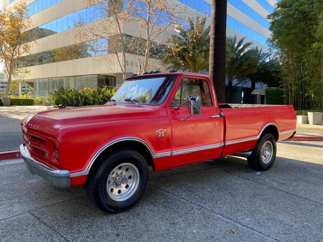 CE247Z119217 - 1967 CHEVROLET C20 RED photo 2