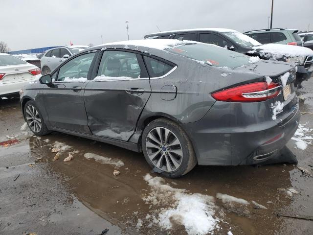 3FA6P0T92LR180043 - 2020 FORD FUSION SE GRAY photo 2