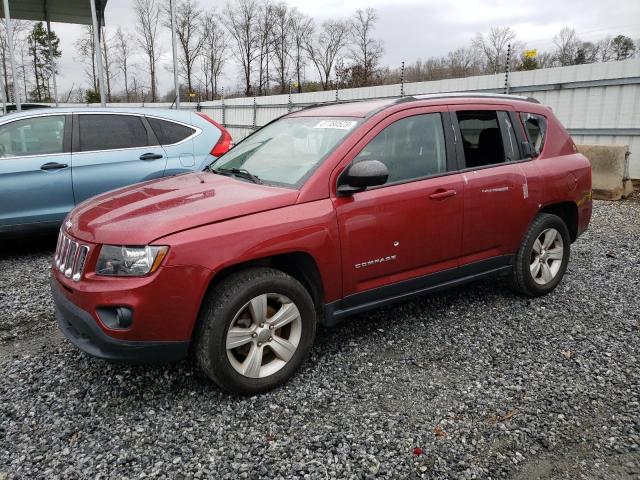 1C4NJDBB0GD730177 - 2016 JEEP COMPASS SPORT BURGUNDY photo 1