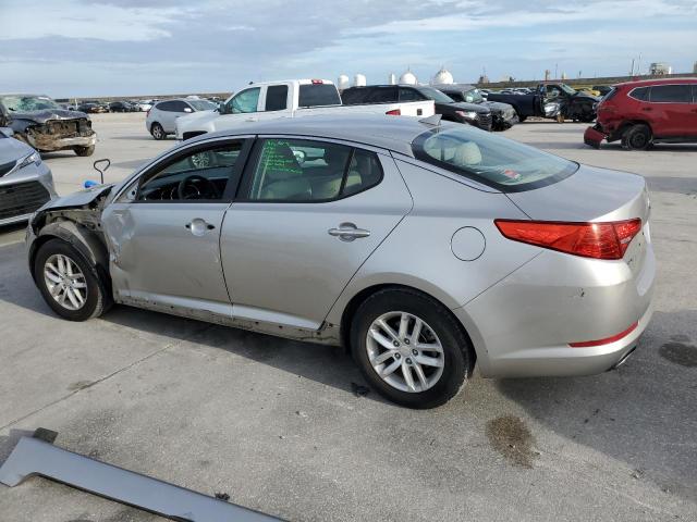 KNAGM4A74D5360769 - 2013 KIA OPTIMA LX SILVER photo 2