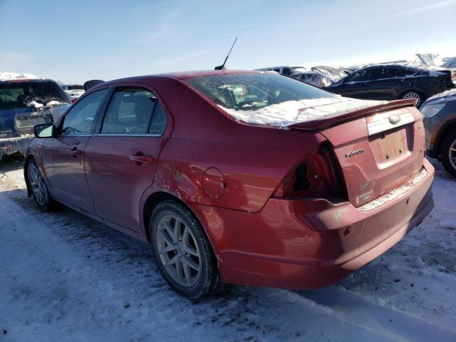 3FAHP0JA0CR337493 - 2012 FORD FUSION SEL RED photo 2