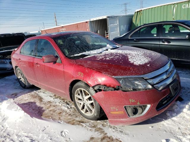 3FAHP0JA0CR337493 - 2012 FORD FUSION SEL RED photo 4
