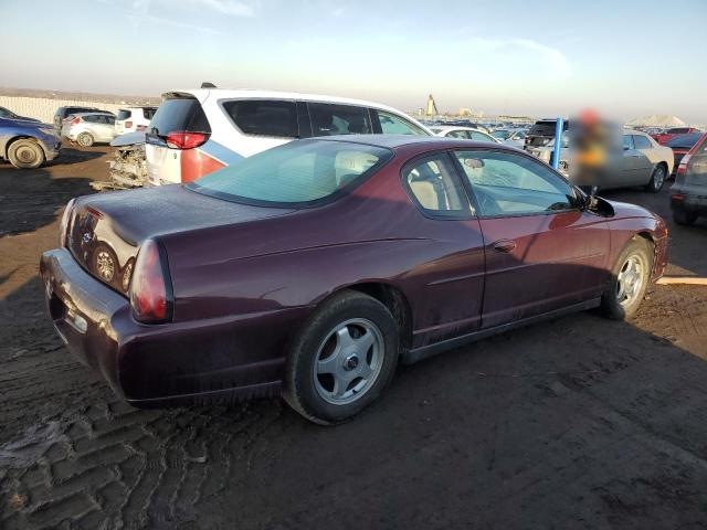 2G1WW12E049233534 - 2004 CHEVROLET MONTE CARL LS MAROON photo 3