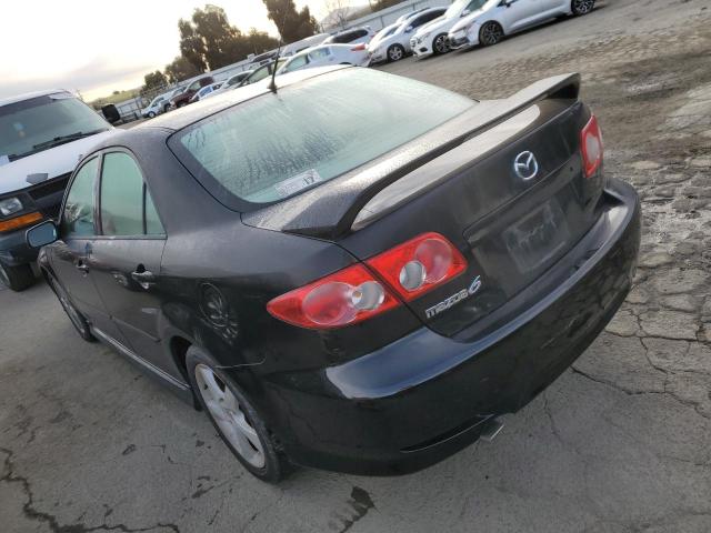 1YVHP80D945N98267 - 2004 MAZDA 6 S BLACK photo 2