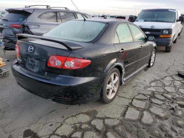 1YVHP80D945N98267 - 2004 MAZDA 6 S BLACK photo 3