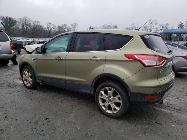 1FMCU0H96DUA79480 - 2013 FORD ESCAPE SEL GREEN photo 2