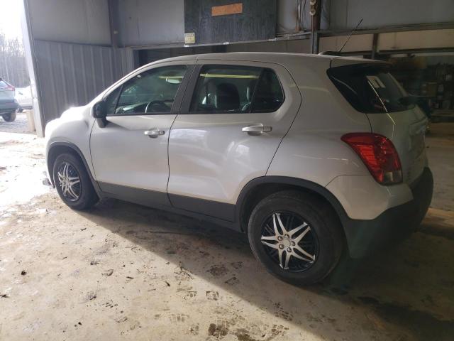 KL7CJKSB6FB120464 - 2015 CHEVROLET TRAX LS SILVER photo 2