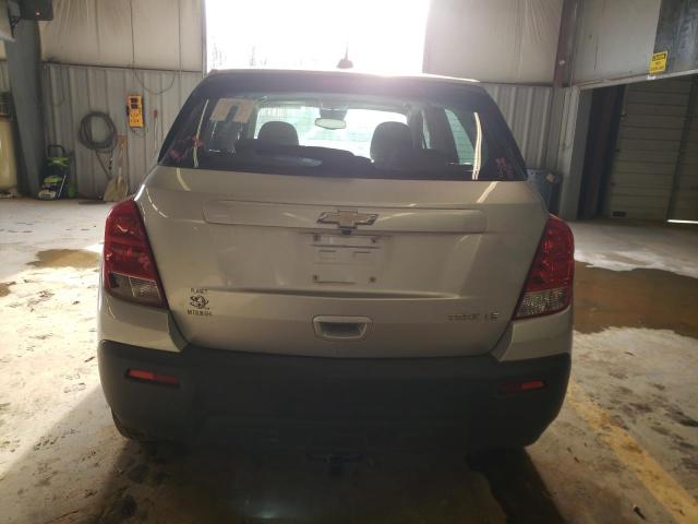 KL7CJKSB6FB120464 - 2015 CHEVROLET TRAX LS SILVER photo 6