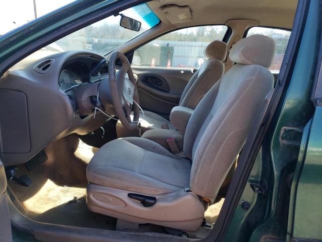 1FAFP5224XG203756 - 1999 FORD TAURUS LX GREEN photo 7