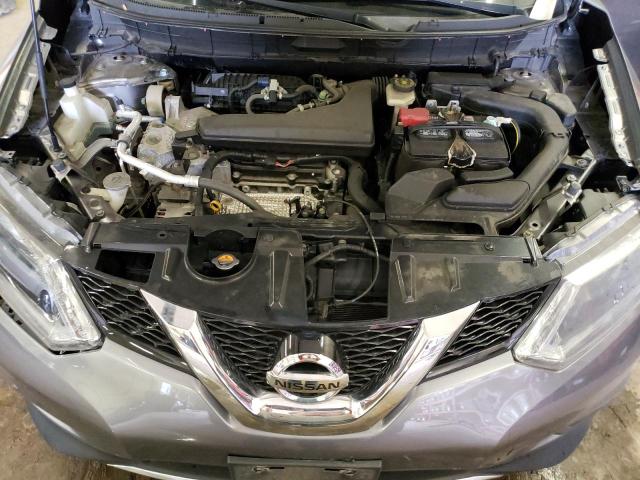 KNMAT2MV6GP676922 - 2016 NISSAN ROGUE S GRAY photo 11