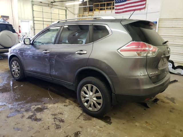 KNMAT2MV6GP676922 - 2016 NISSAN ROGUE S GRAY photo 2