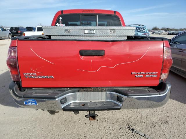 3TMJU62N78M055655 - 2008 TOYOTA TACOMA DOUBLE CAB PRERUNNER RED photo 6