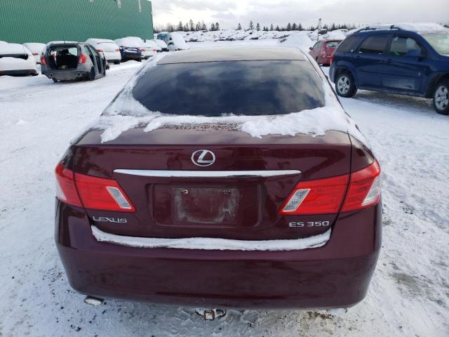 JTHBJ46G582159449 - 2008 LEXUS ES 350 MAROON photo 6