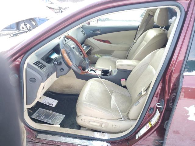 JTHBJ46G582159449 - 2008 LEXUS ES 350 MAROON photo 7