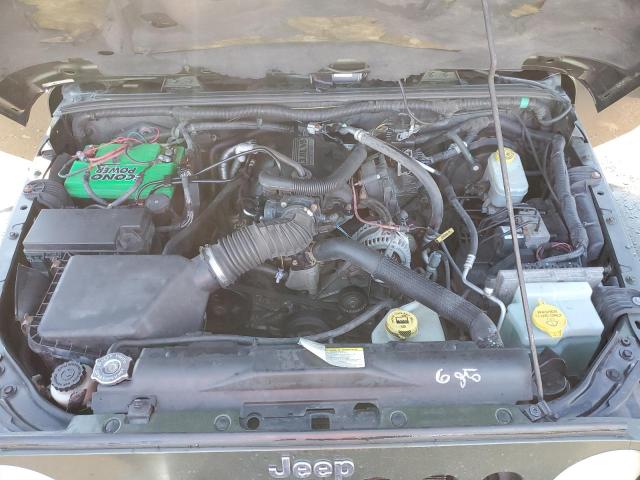 1J4FA54158L553240 - 2008 JEEP WRANGLER SAHARA GREEN photo 11